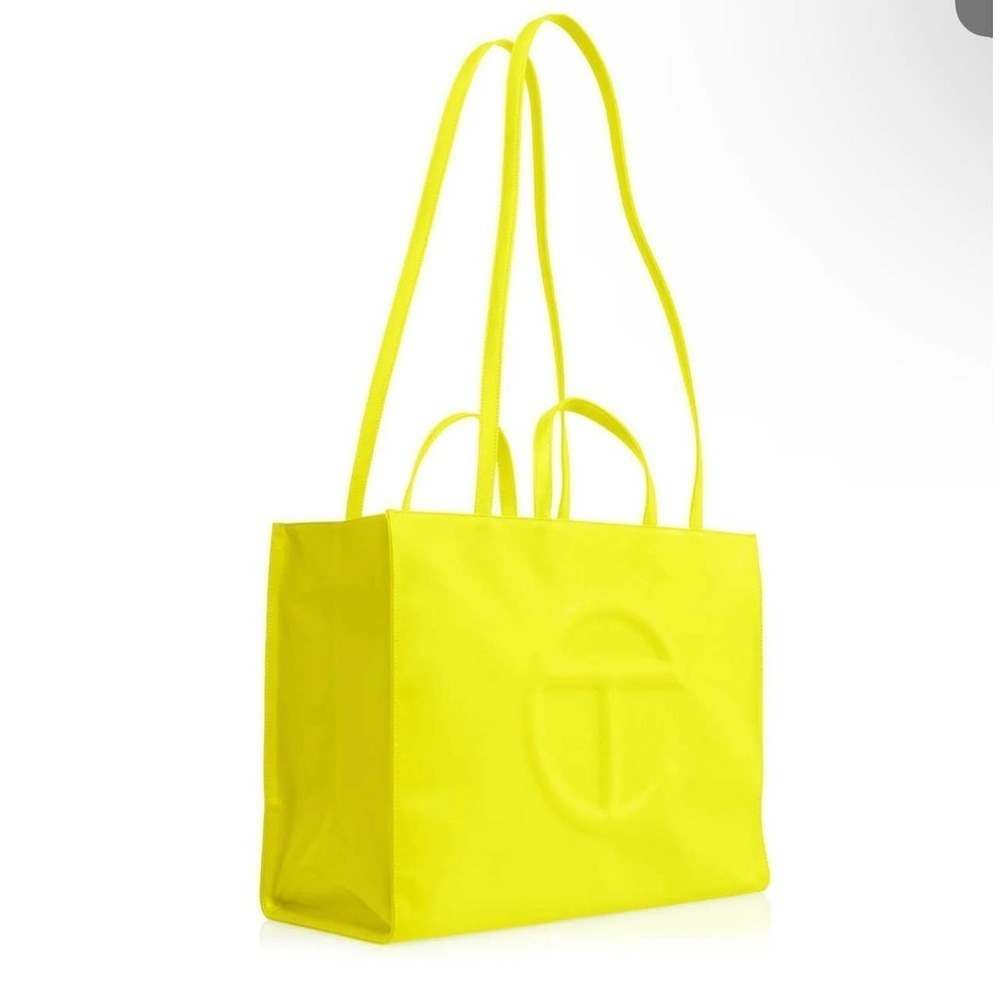 Large highlighter yellow Telfar - Picture 2 of 3